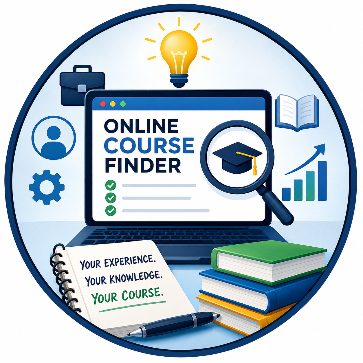 Online Course Finder - Your Experience, Your Knowledge, Your Course